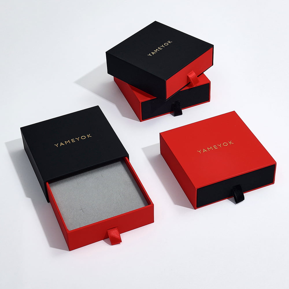 China supply competitive price logo custom luxury jewelry gift box
