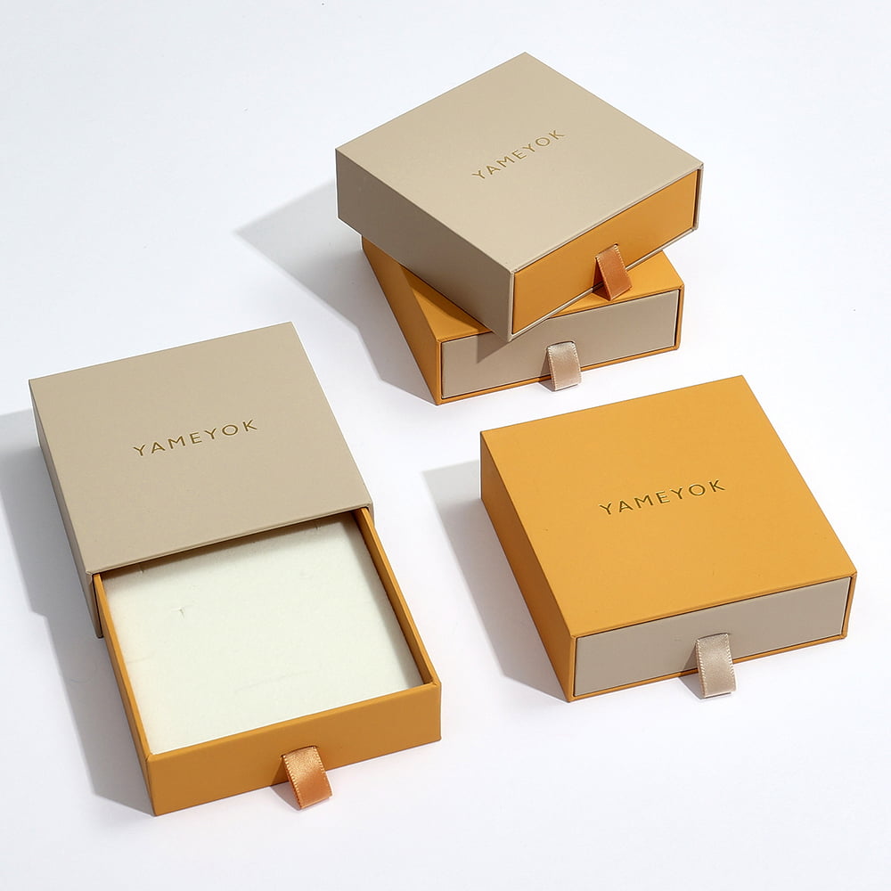 Exquisite Custom Your Own Logo best jewelry drawer paper box