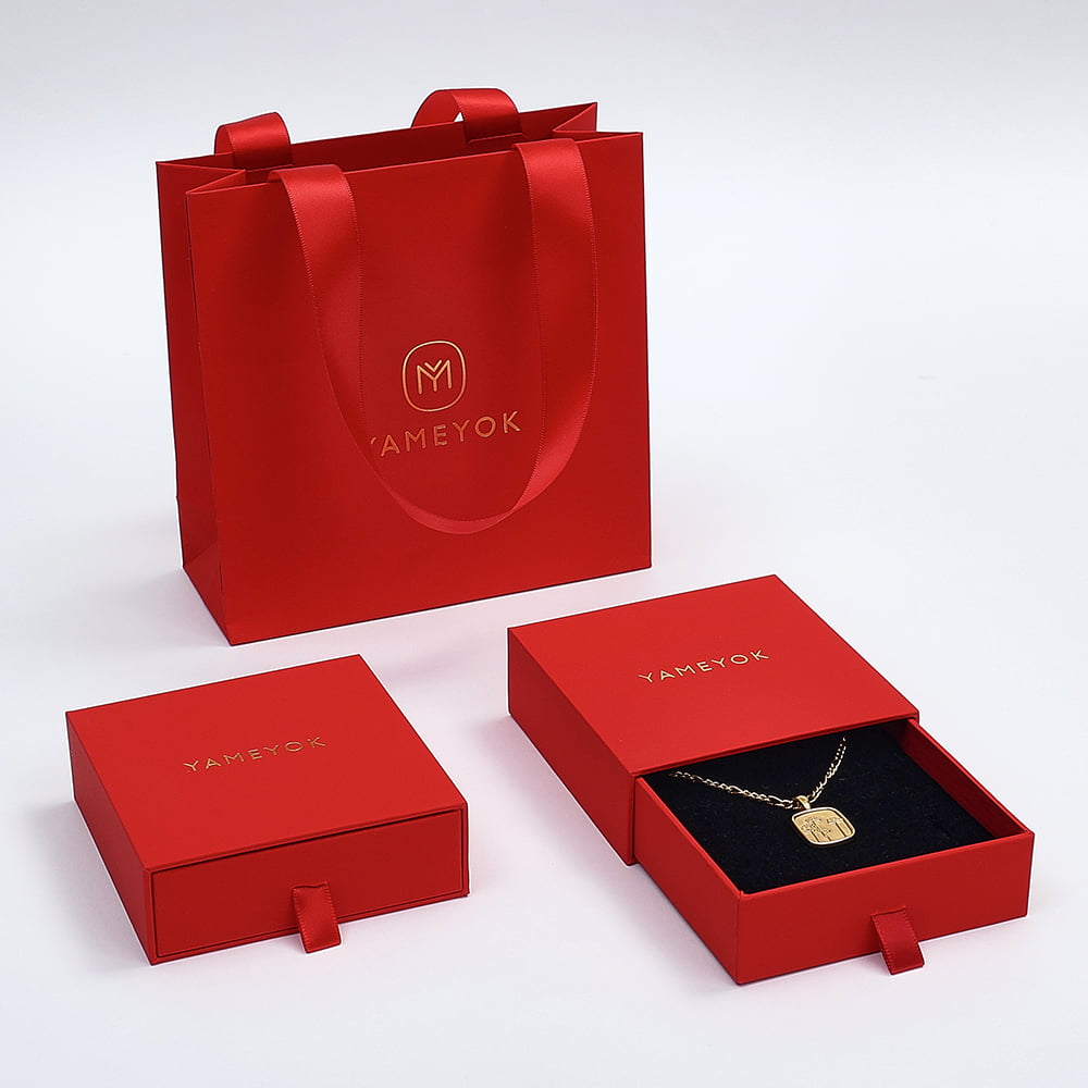 China manufacturers best custom necklace packaging paper box 