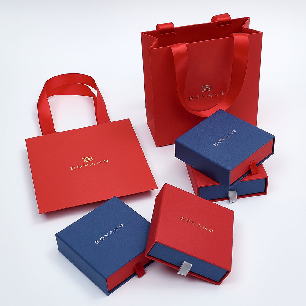 Luxury Printed High Quality Drawer Paper Box Jewelry Set Boxes Packaging