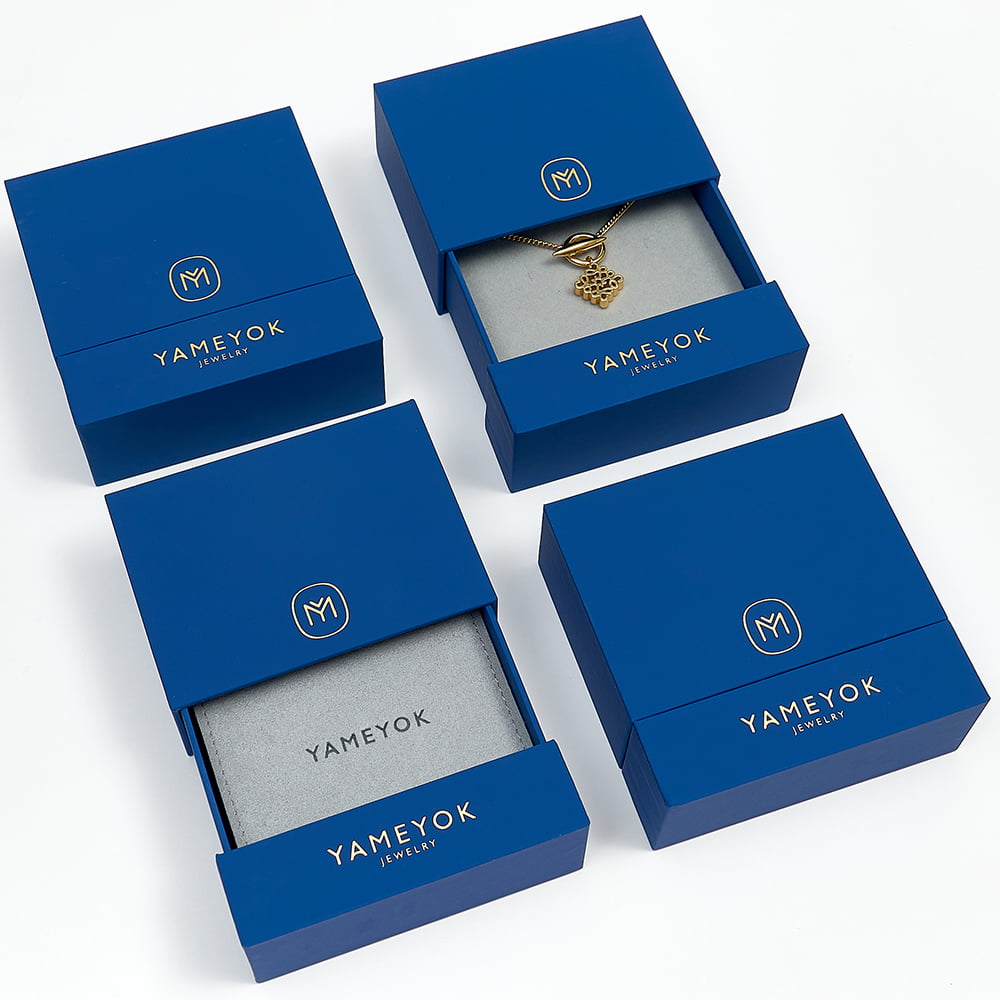Factory wholesale eco friendly paper jewelry set packaging box