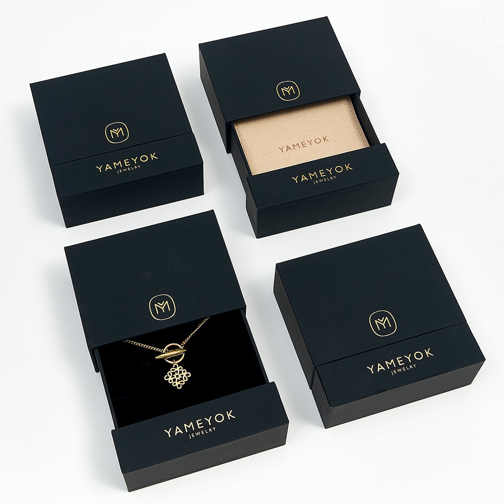 Factory wholesale eco friendly paper jewelry set packaging box