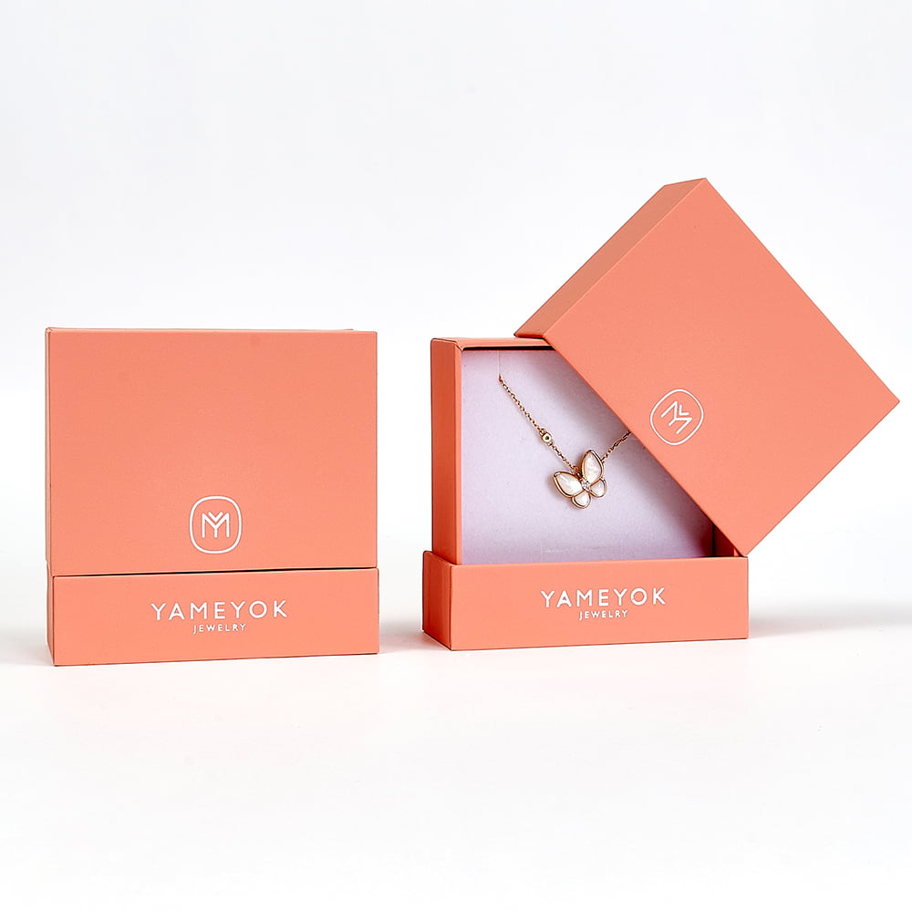 China supply competitive price custom logo luxury necklace packaging box