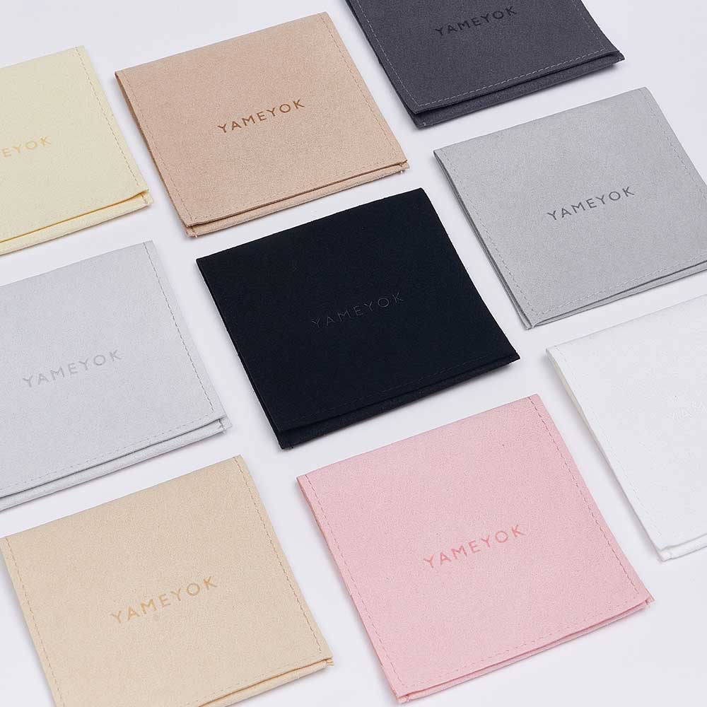 High quality custom little jewelry packaging bag with logo