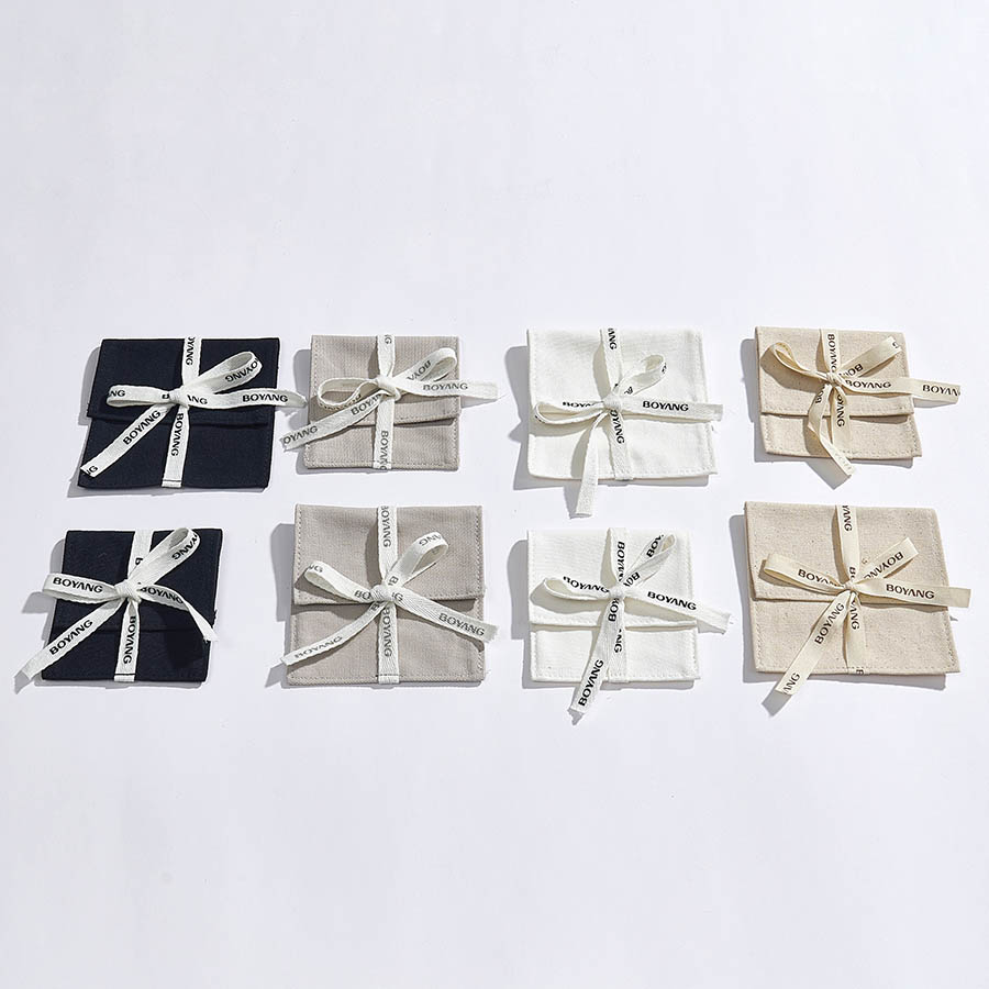 New design wholesale custom LOGO earrings ring necklace jewelry bag