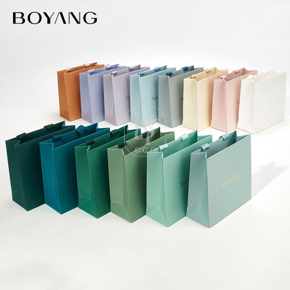 Boyang Custom Small Book Shape Paper Jewelry Box