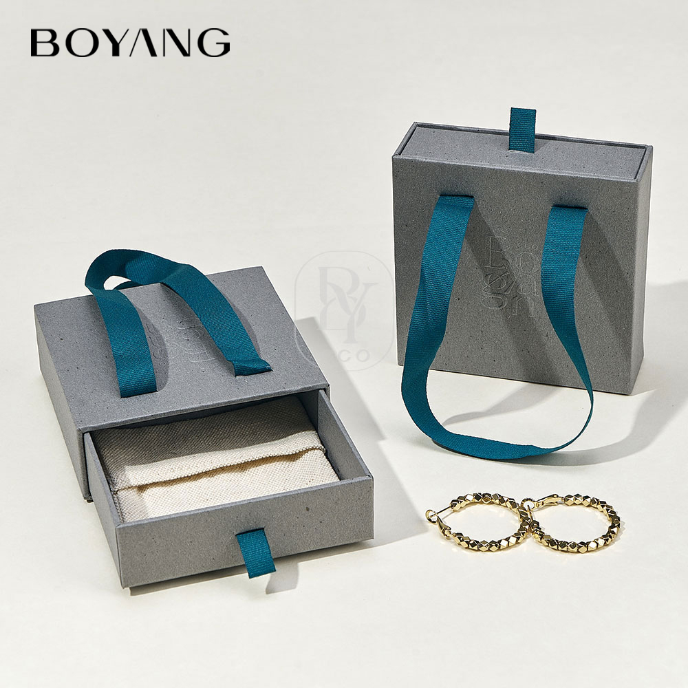 Custom Recyclable Paper Necklace Gift Box