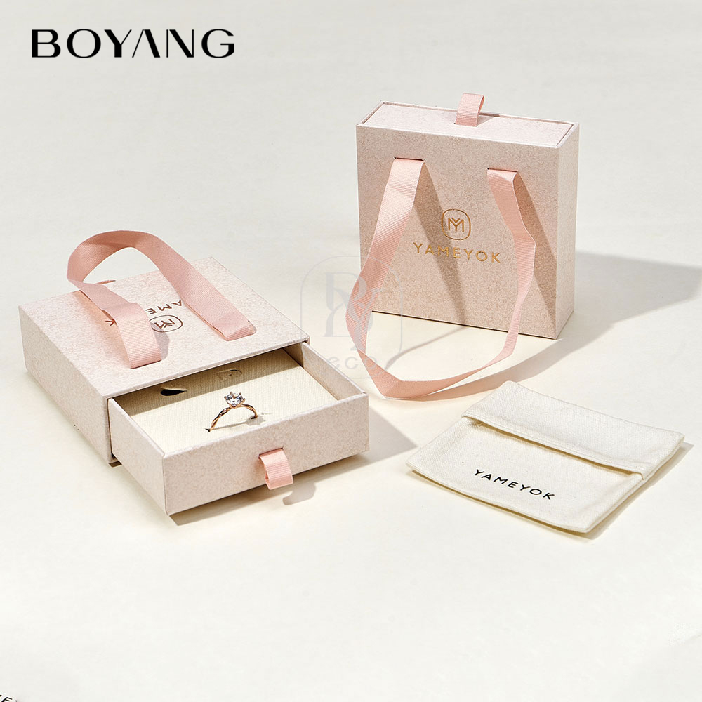 Eco Friendly Custom Drawer Jewelry Packaging Box