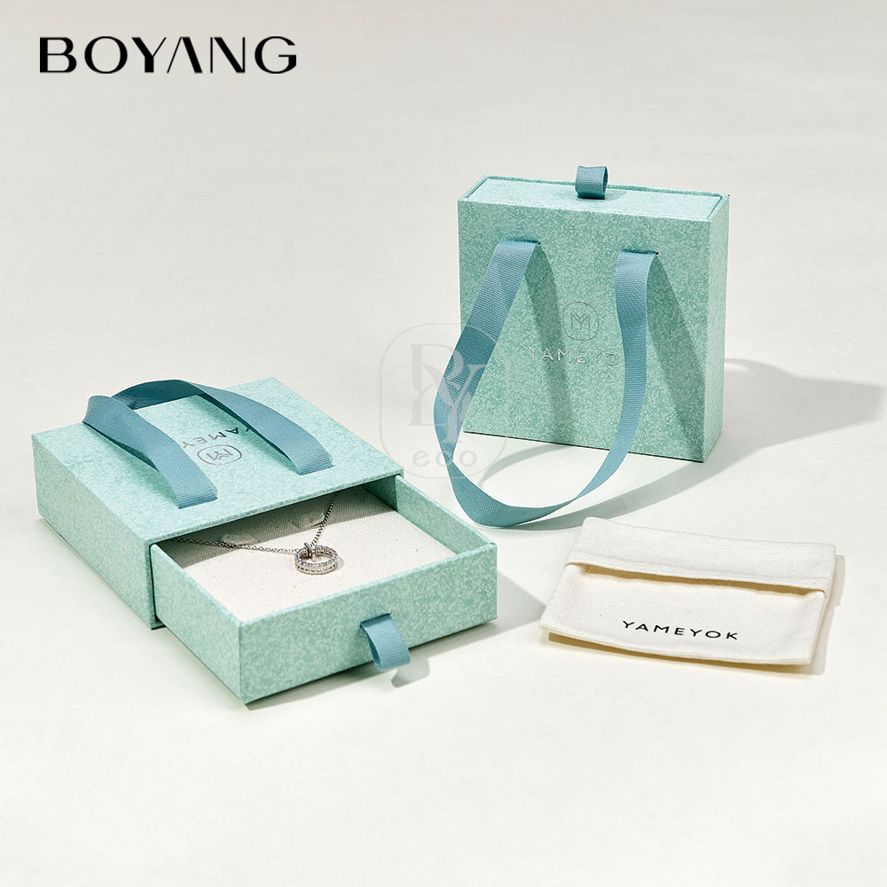 Eco Friendly Custom Drawer Jewelry Packaging Box