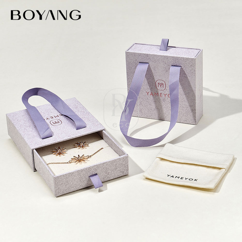 Eco Friendly Custom Drawer Jewelry Packaging Box