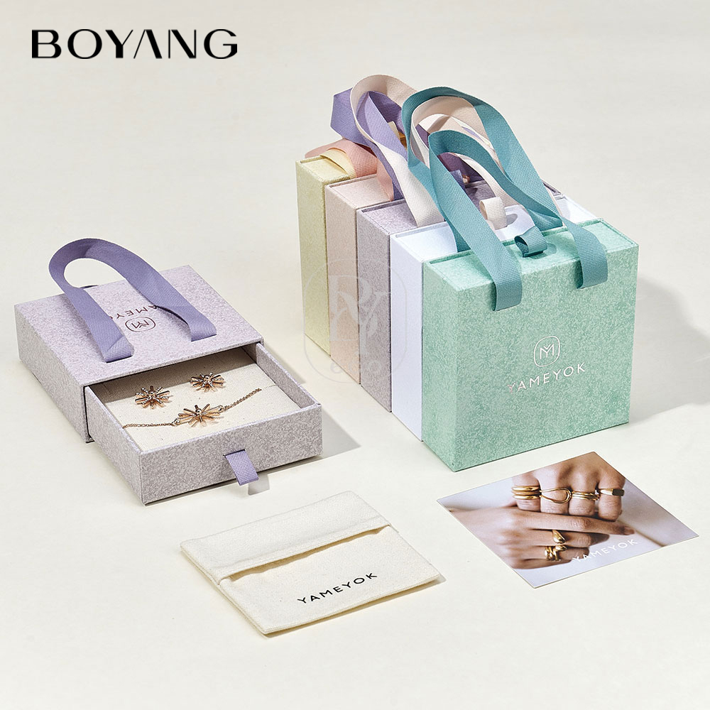 Eco Friendly Custom Drawer Jewelry Packaging Box