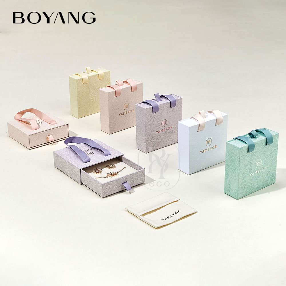 Eco Friendly Custom Drawer Jewelry Packaging Box