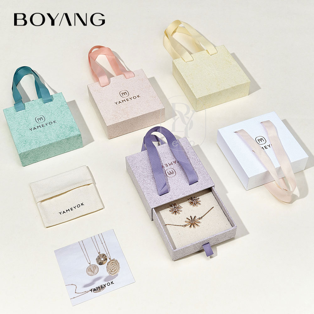 Eco Friendly Custom Drawer Jewelry Packaging Box