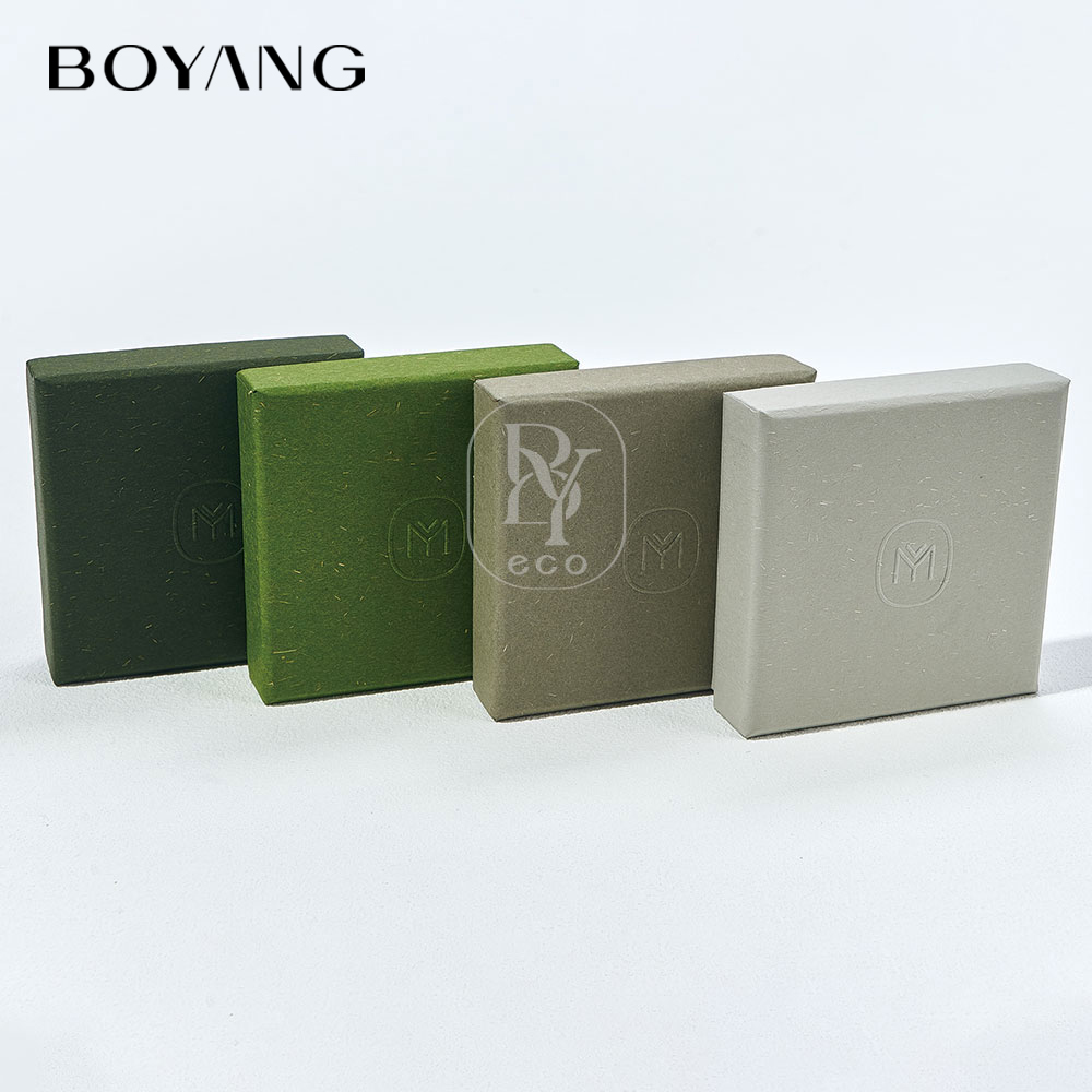 Custom Lid and Base ECO Friendly Jewelry Packaging Box
