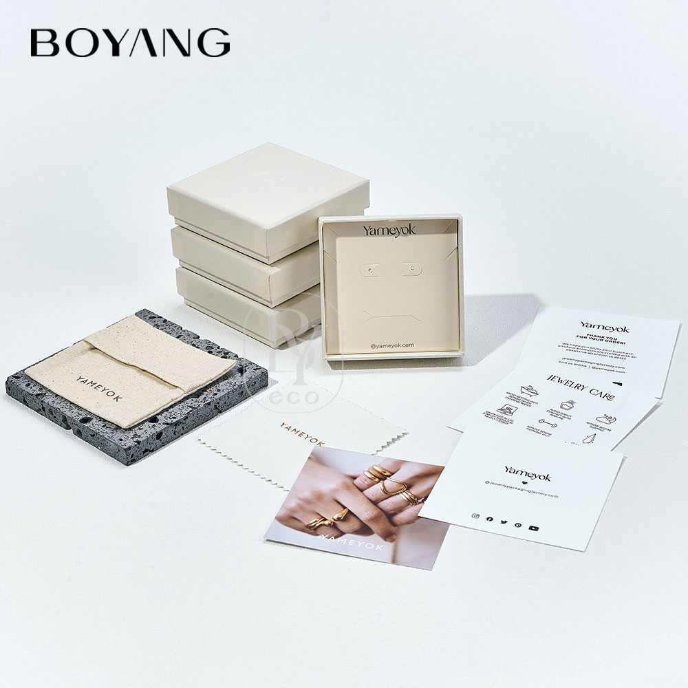 Boyang Custom Recyclable Paper Jewelry Gift Boxes