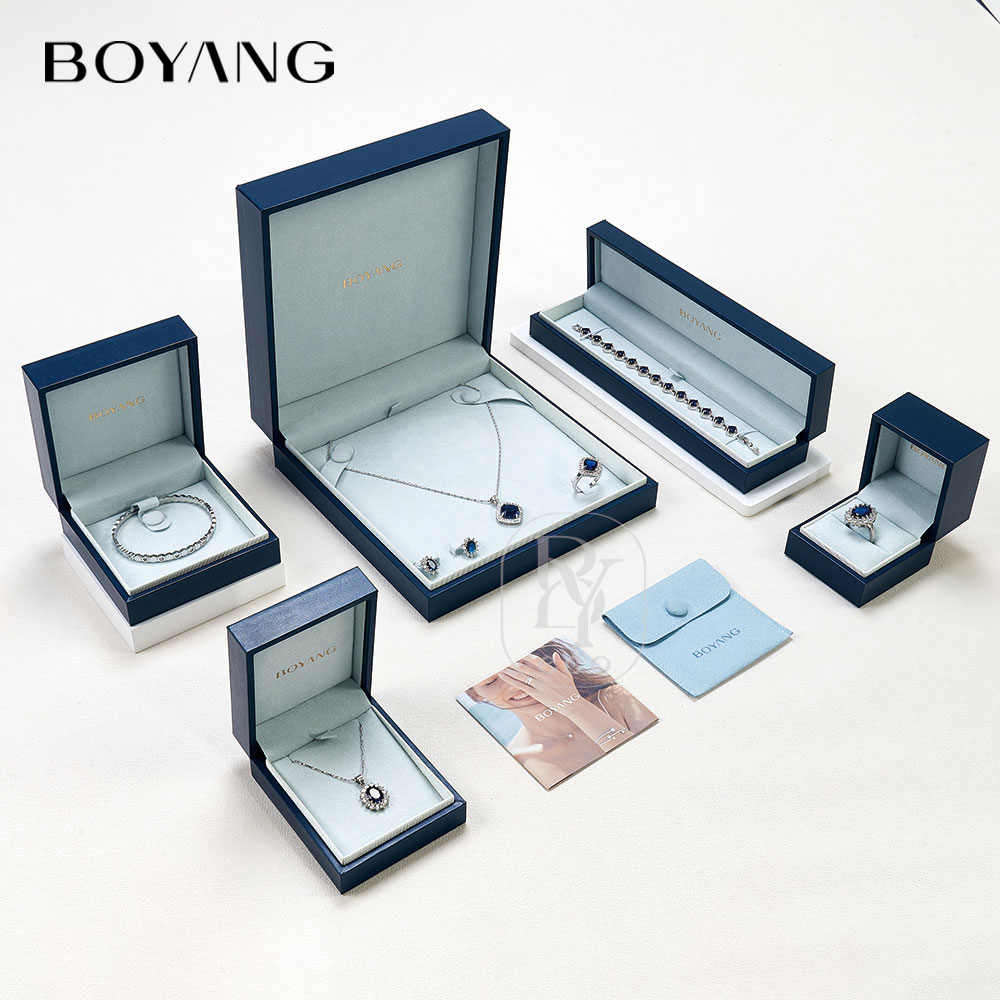Boyang Custom Luxury PU Leather High Quality Jewelry Box