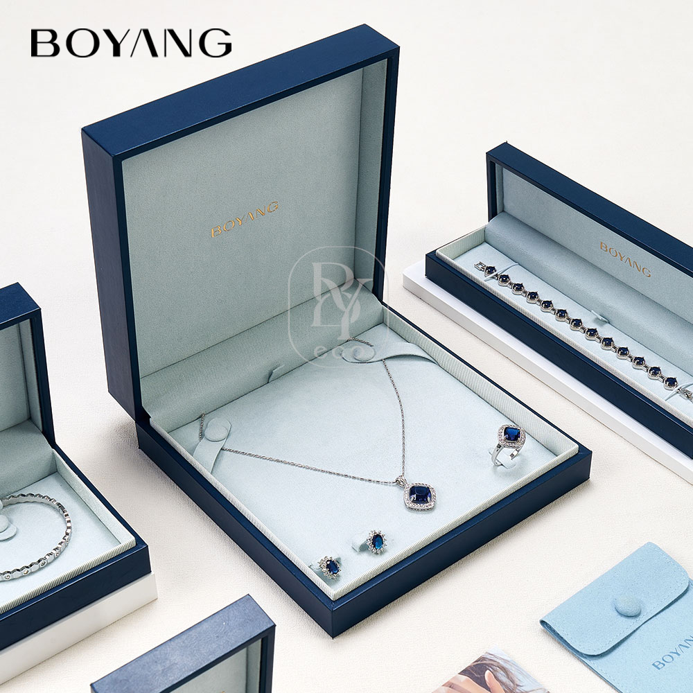 Boyang Custom Luxury PU Leather High Quality Jewelry Box