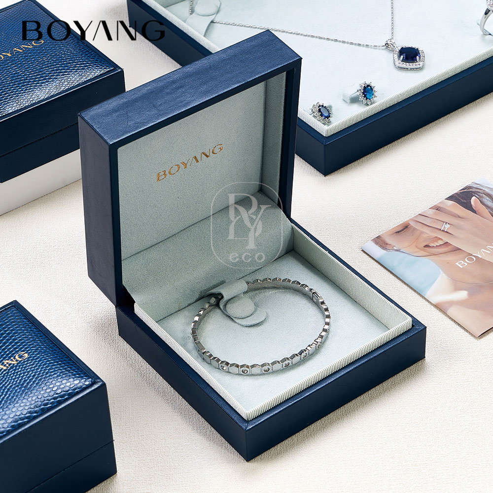 Boyang Custom Luxury PU Leather High Quality Jewelry Box