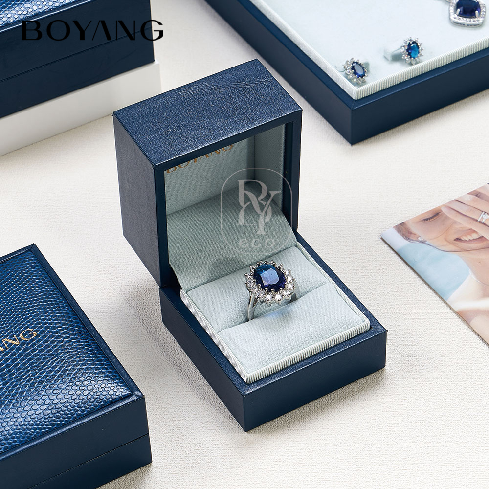 Boyang Custom Luxury PU Leather High Quality Jewelry Box