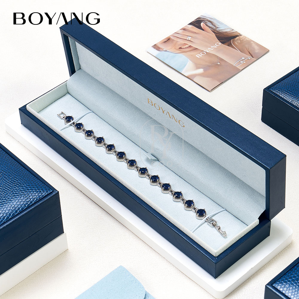 Boyang Custom Luxury PU Leather High Quality Jewelry Box