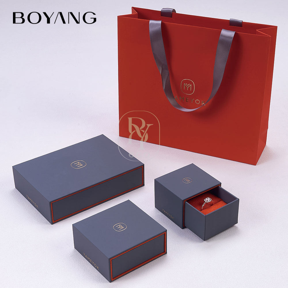 Boyang Custom Luxury Drawer Jewelry Box