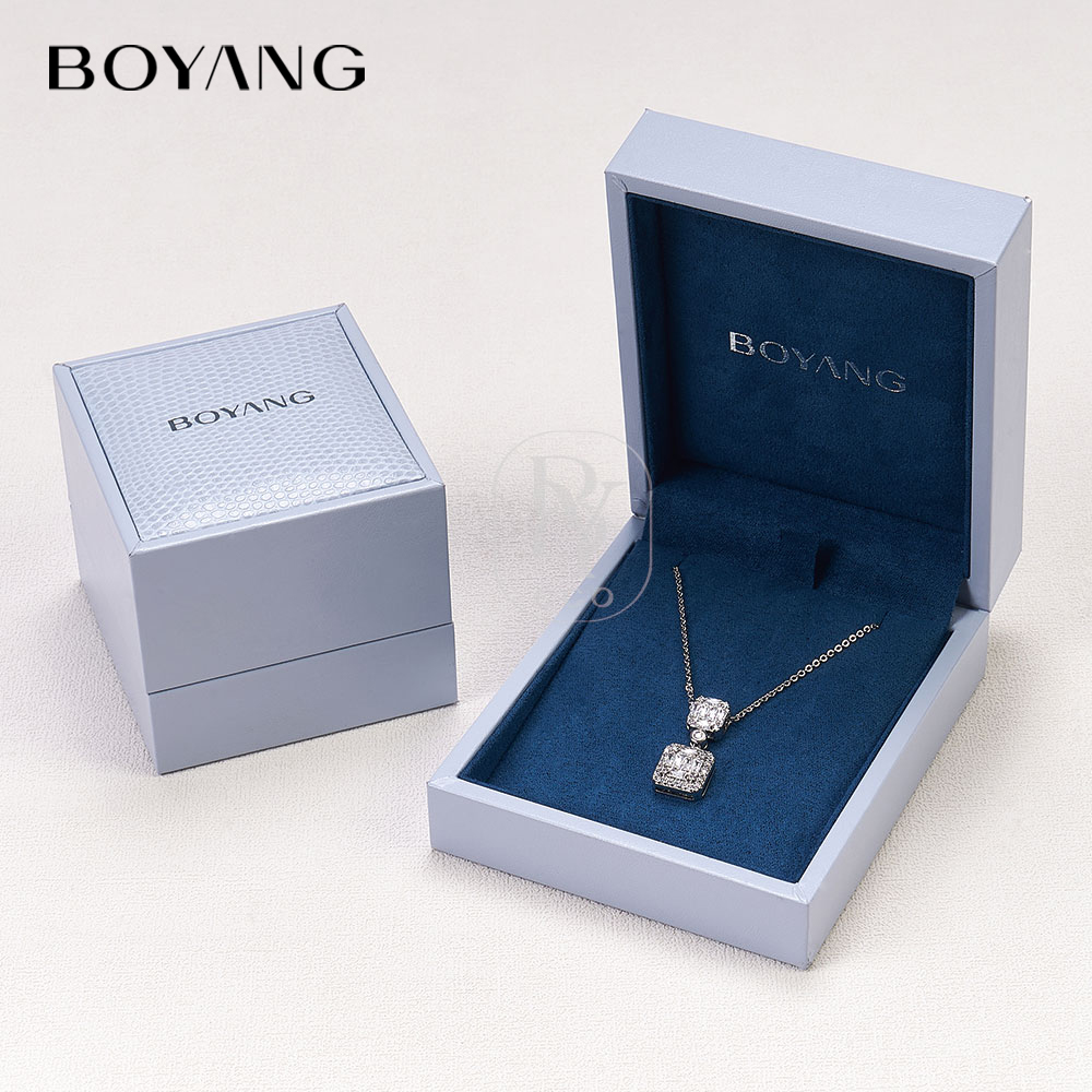 Boyang Custom Luxury Ring Earring Necklace Bracelet Jewelry Boxes for Sale