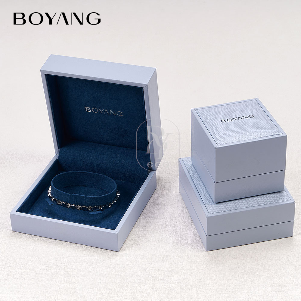 Boyang Custom Luxury Ring Earring Necklace Bracelet Jewelry Boxes for Sale