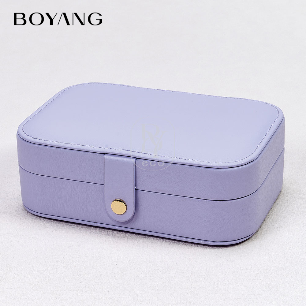 Boyang Custom PU Leather Travel Jewelry Box Organizer