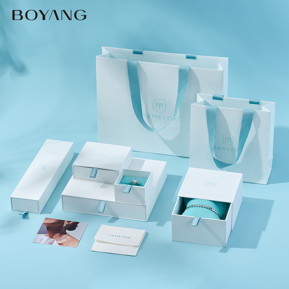 Jewelry Gift Boxes，Jewelry Drawer Organizer，White Jewelry Box