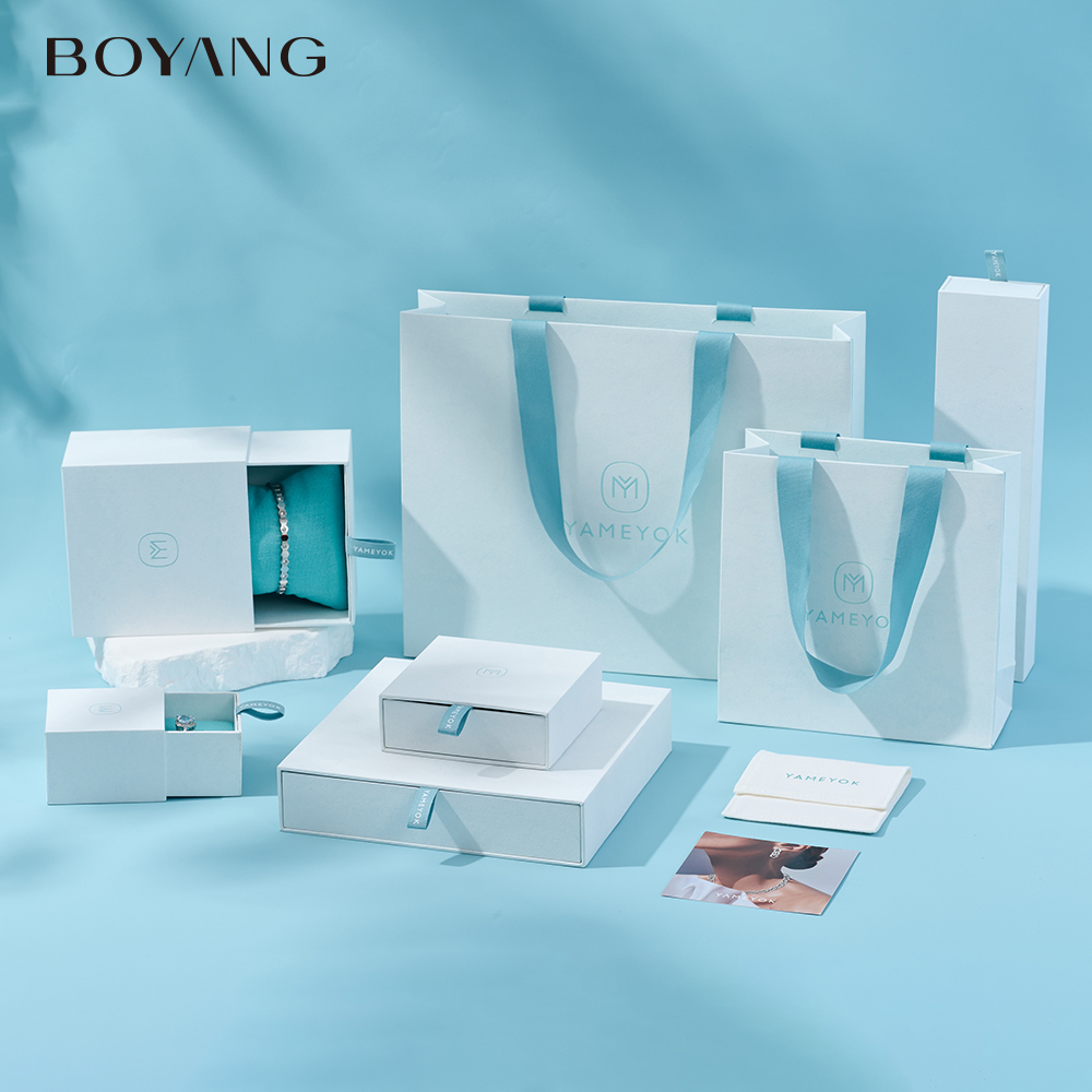 Jewelry Gift Boxes，Jewelry Drawer Organizer，White Jewelry Box