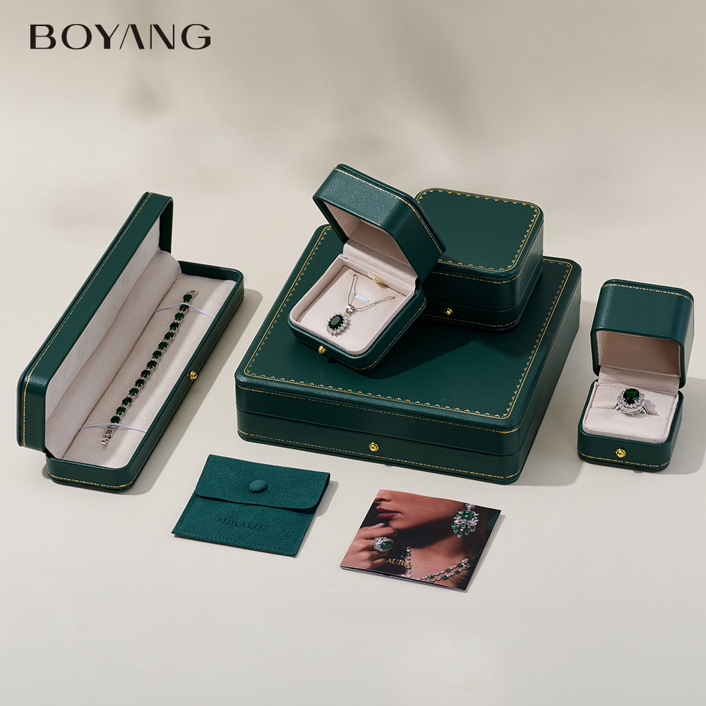 Boyang Custom Wholesale Luxury Leather Jewelry Box