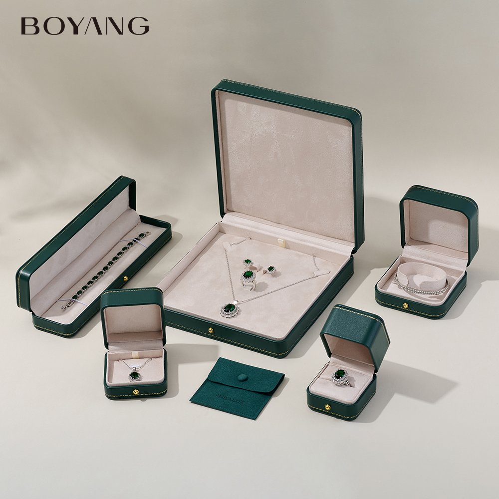 Boyang Custom Wholesale Luxury Leather Jewelry Box