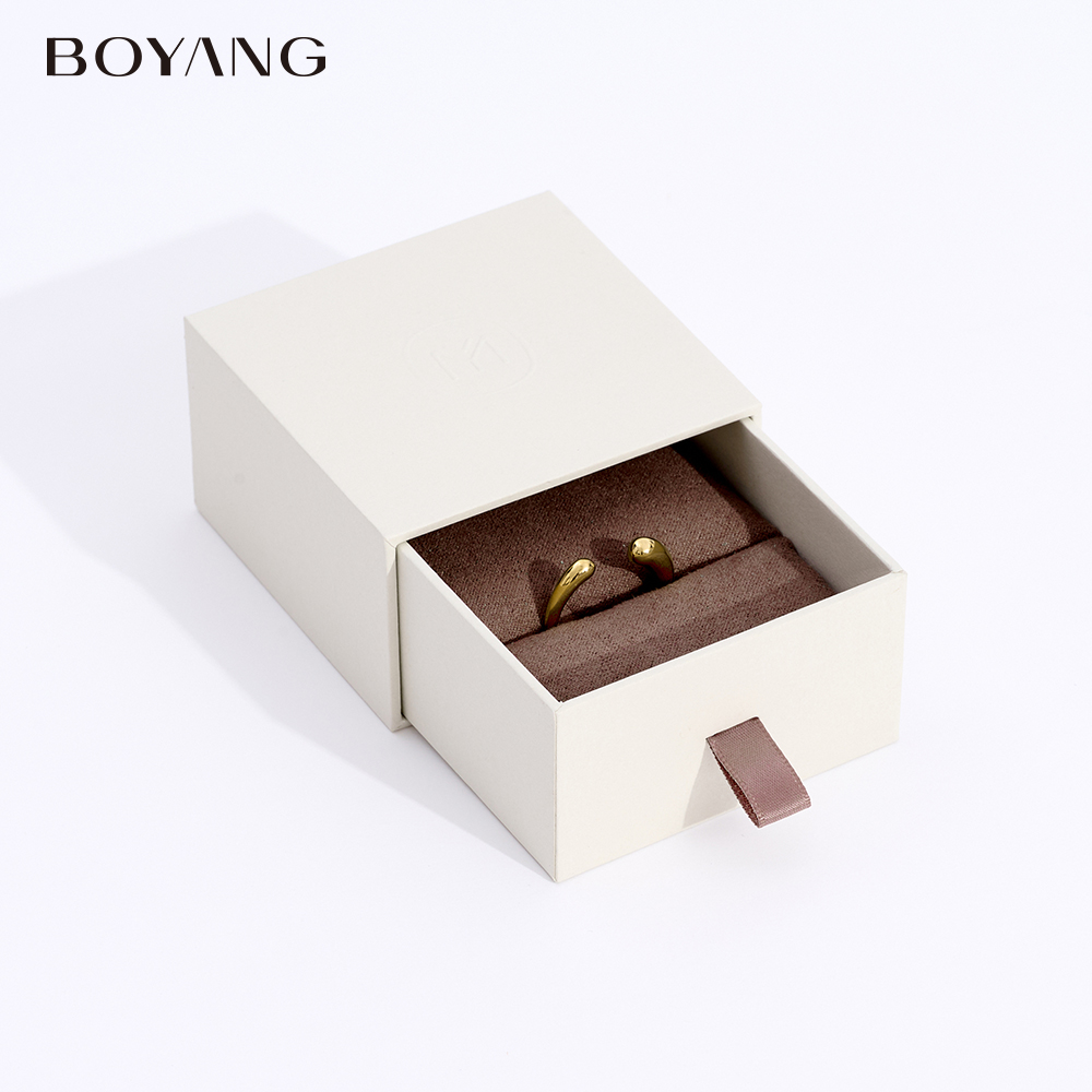 Boyang Custom Paper Personalized Sliding Jewelry Gift Box Set