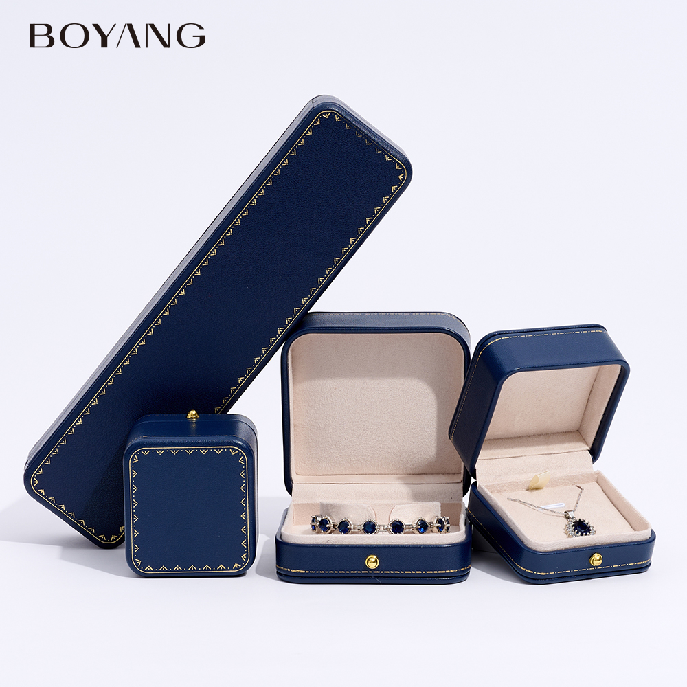 Boyang Custom Fashion Necklace Earring Ring Gift Packaging Luxury Jewelry Box