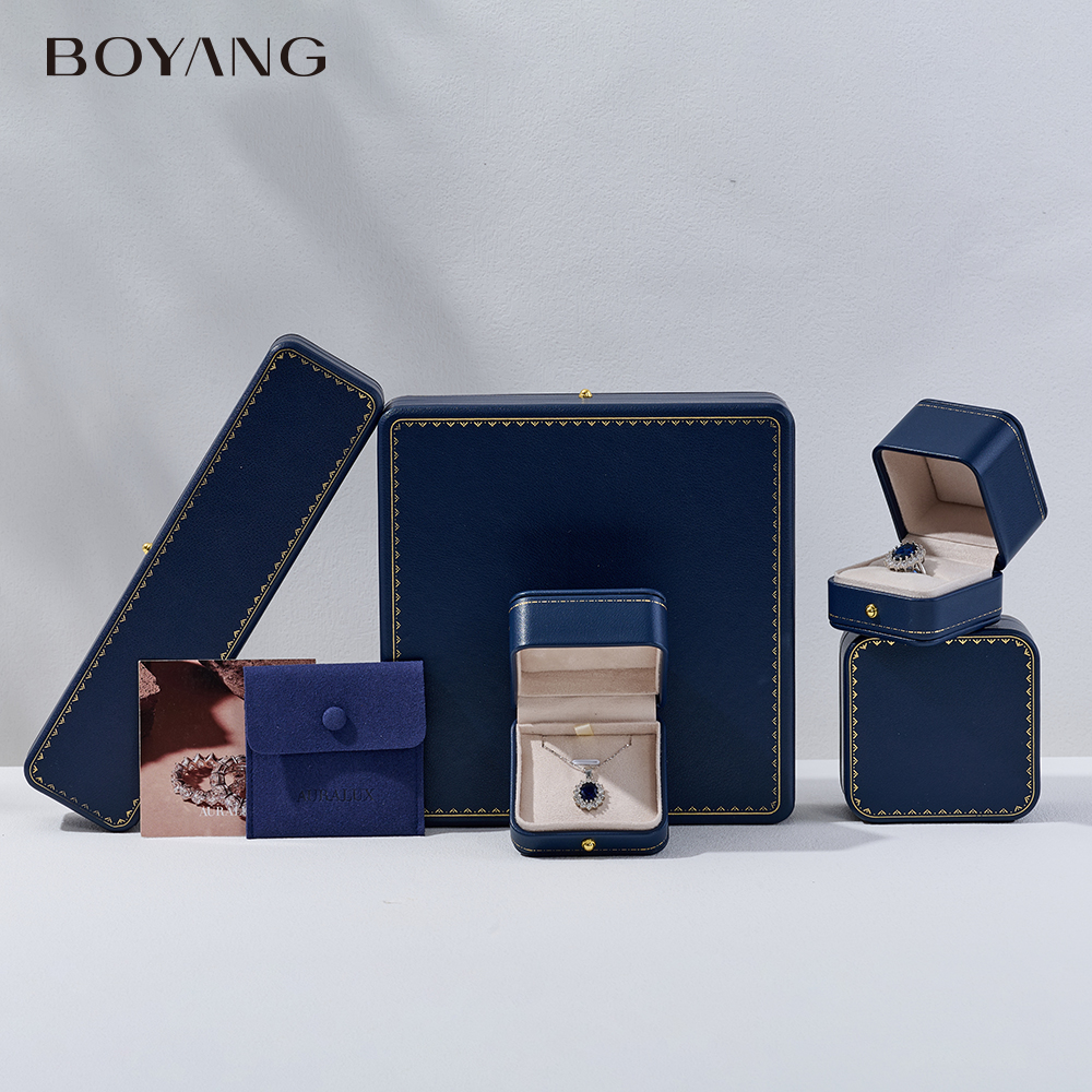 Boyang Custom Fashion Necklace Earring Ring Gift Packaging Luxury Jewelry Box