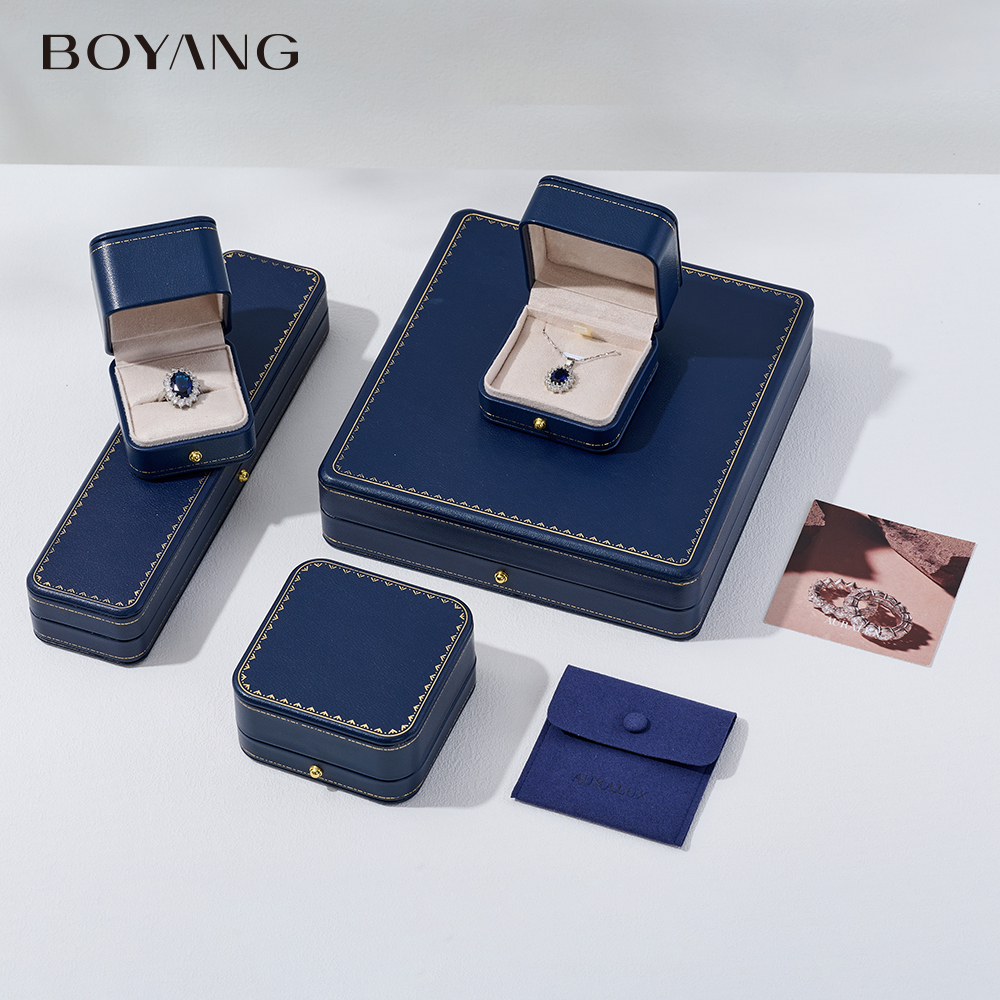 Boyang Custom Fashion Necklace Earring Ring Gift Packaging Luxury Jewelry Box