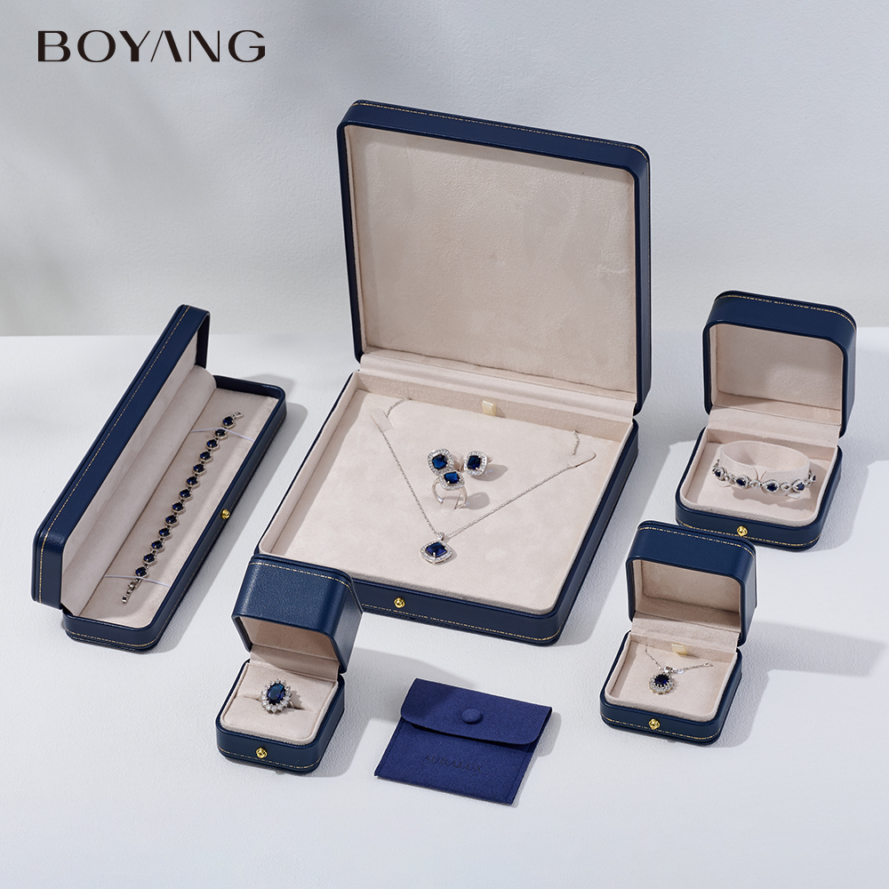 Boyang Custom Fashion Necklace Earring Ring Gift Packaging Luxury Jewelry Box