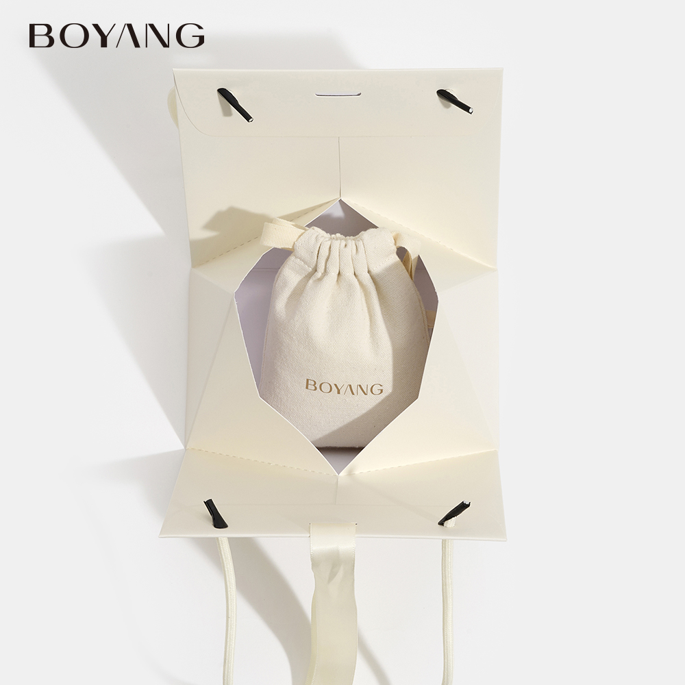 Boyang Custom Foldable Paper Jewelry Gift Boxes